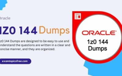 How 1z0-144 Dumps Redefine Your Oracle Exam Preparation Strategy