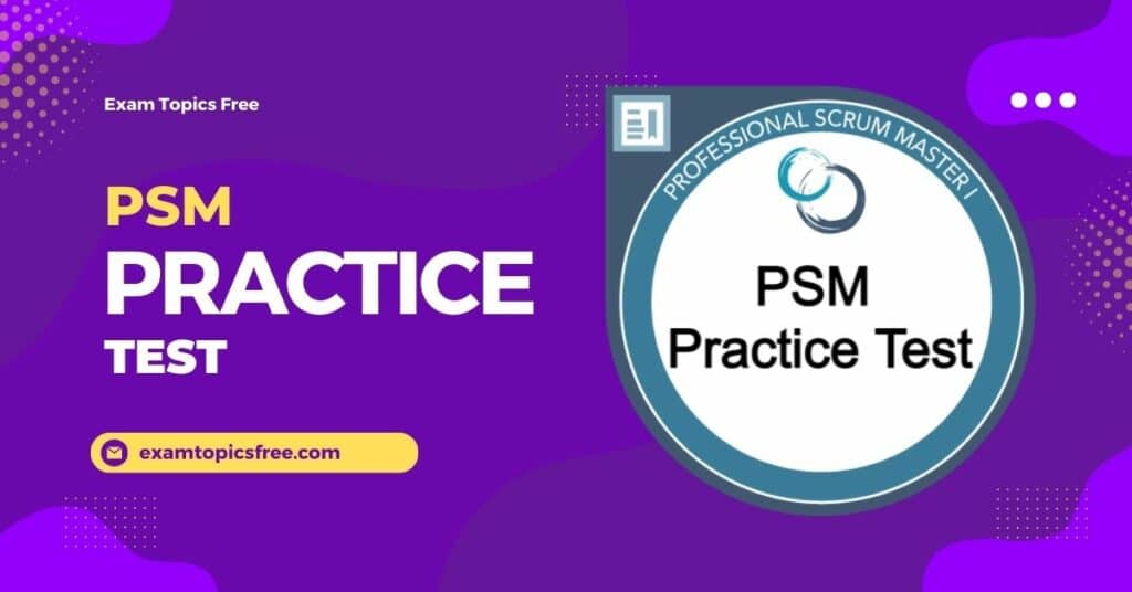 PSM Practice Test