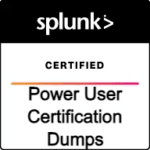 Splunk Power User Certification Dumps