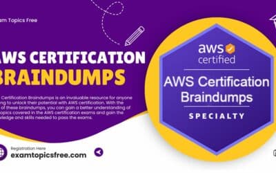 Passing AWS Certification Braindumps Exam Without Cheating