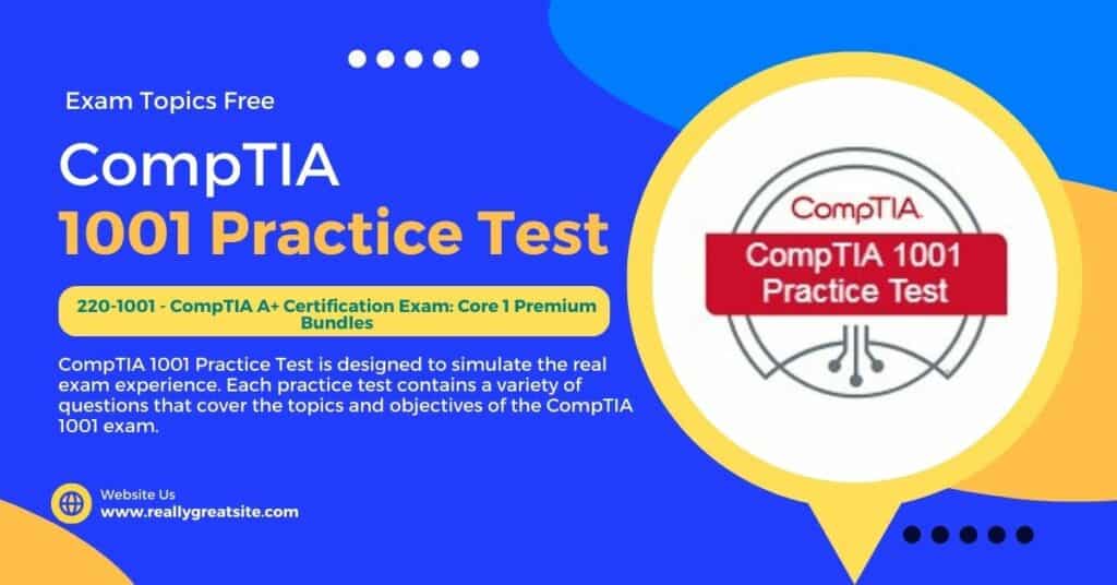 CompTIA 1001 Practice Test