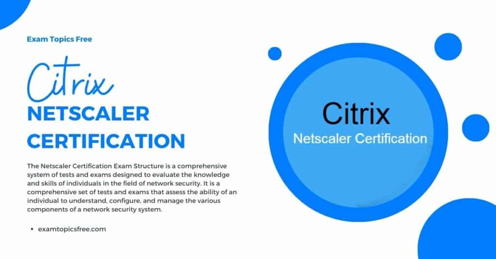Netscaler Certification