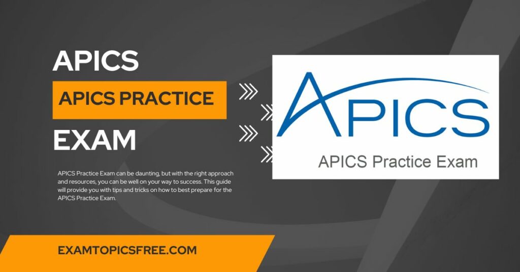 APICS Practice Exam