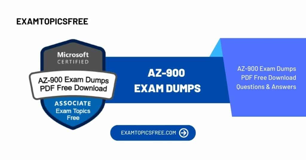 AZ-900 Exam Dumps PDF Free Download