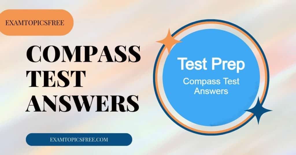 Compass Test Answers
