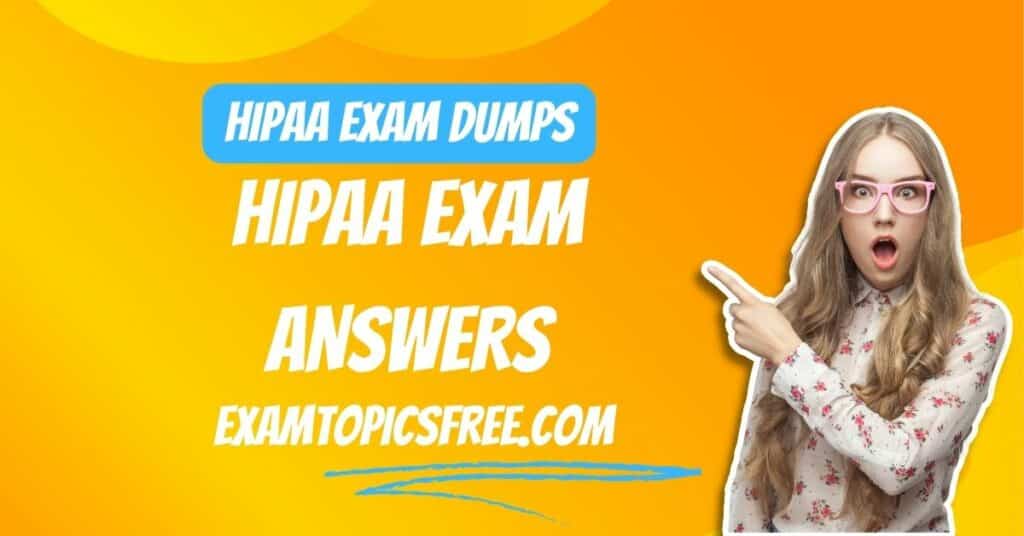Hipaa Exam Answers