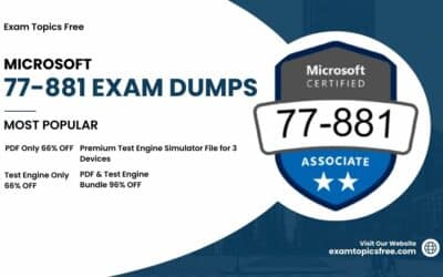 How Microsoft 77-881 Certification Sets You Apart in the Job Market