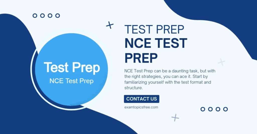NCE Test Prep