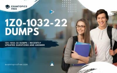 How 1z0-1032-22 Dumps Can Help You Ace Oracle Exams