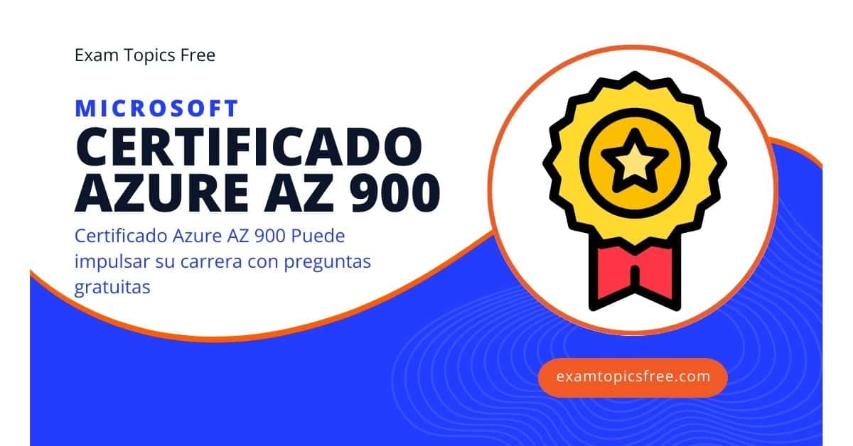 Certificado Azure AZ 900