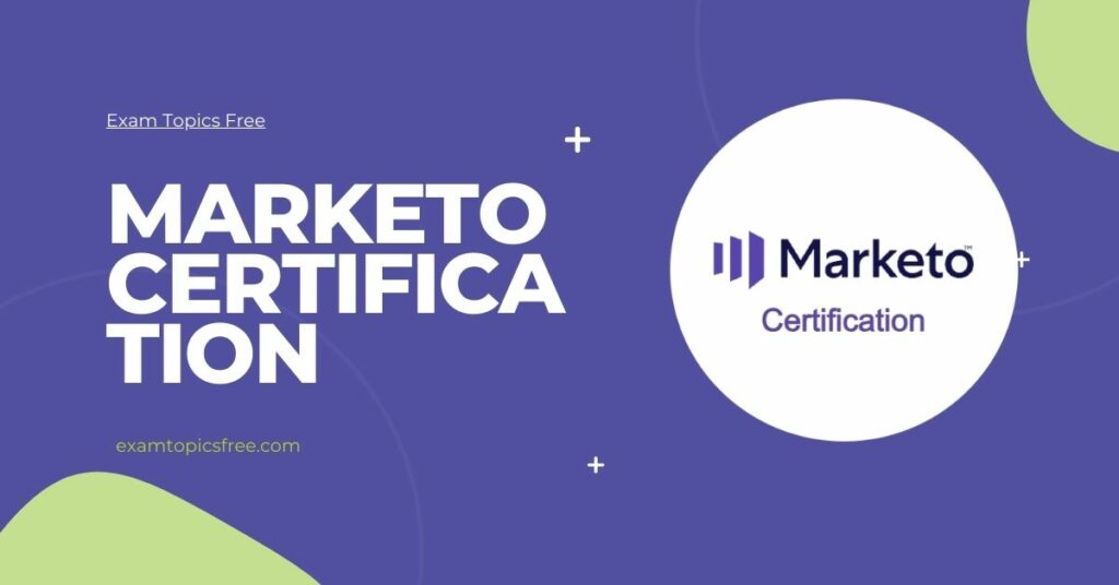 Marketo Certification