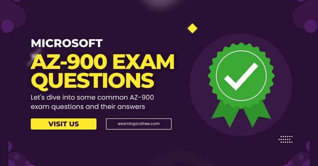 AZ-900 Exam Questions