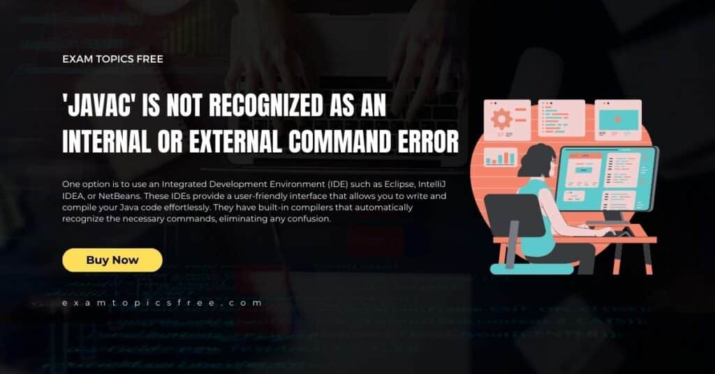 'javac' is not recognized as an internal or external command Error