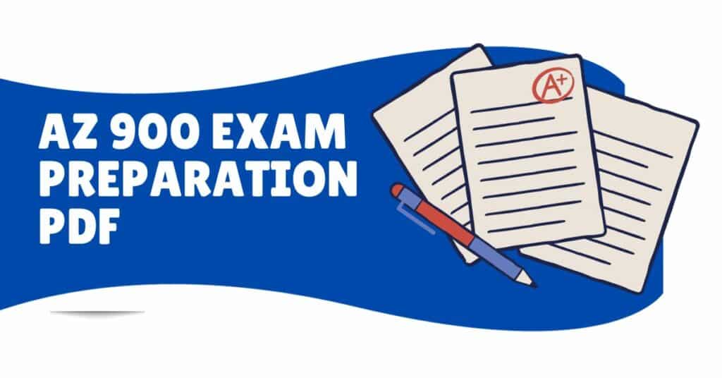 AZ 900 Exam Preparation PDF