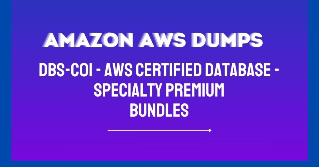 AWS Certified Database - Specialty (dbs-c01) Certification Guide PDF