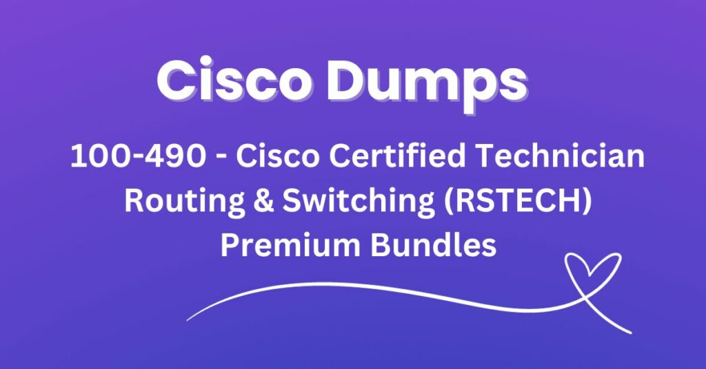 Cisco 100-490 Practice Test