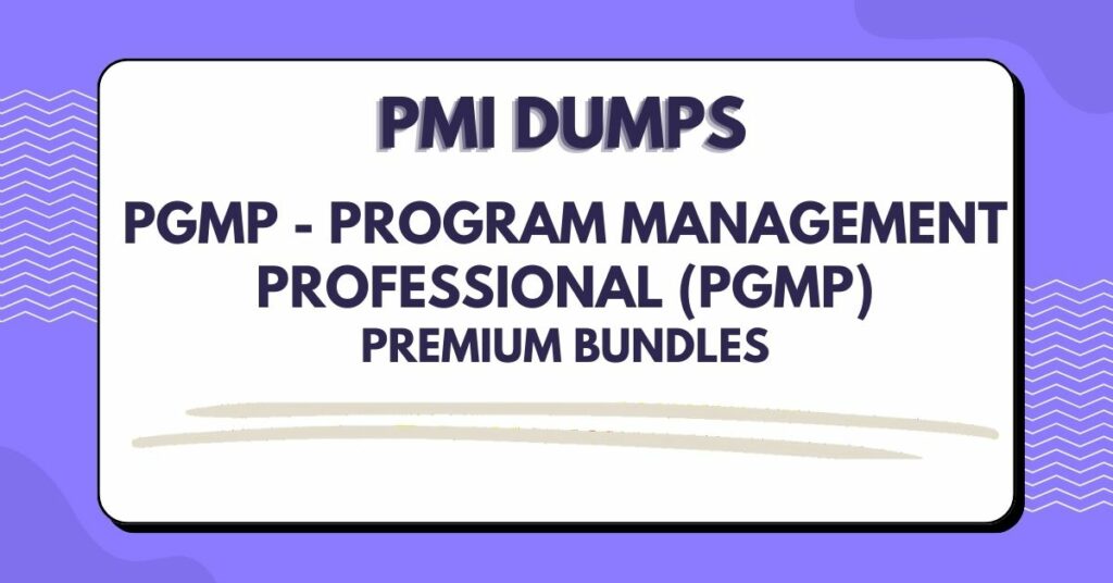 PGMP Certification Training