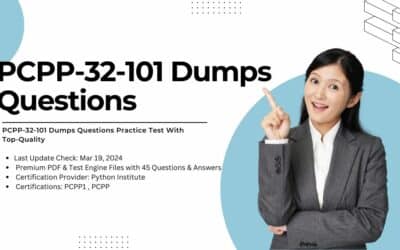 Pass PCPP-32-101 Exam with Confidence: Premium Dumps Inside