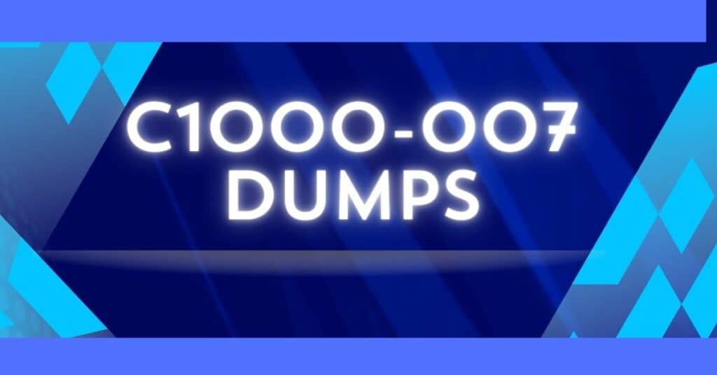 C1000-007 Dumps