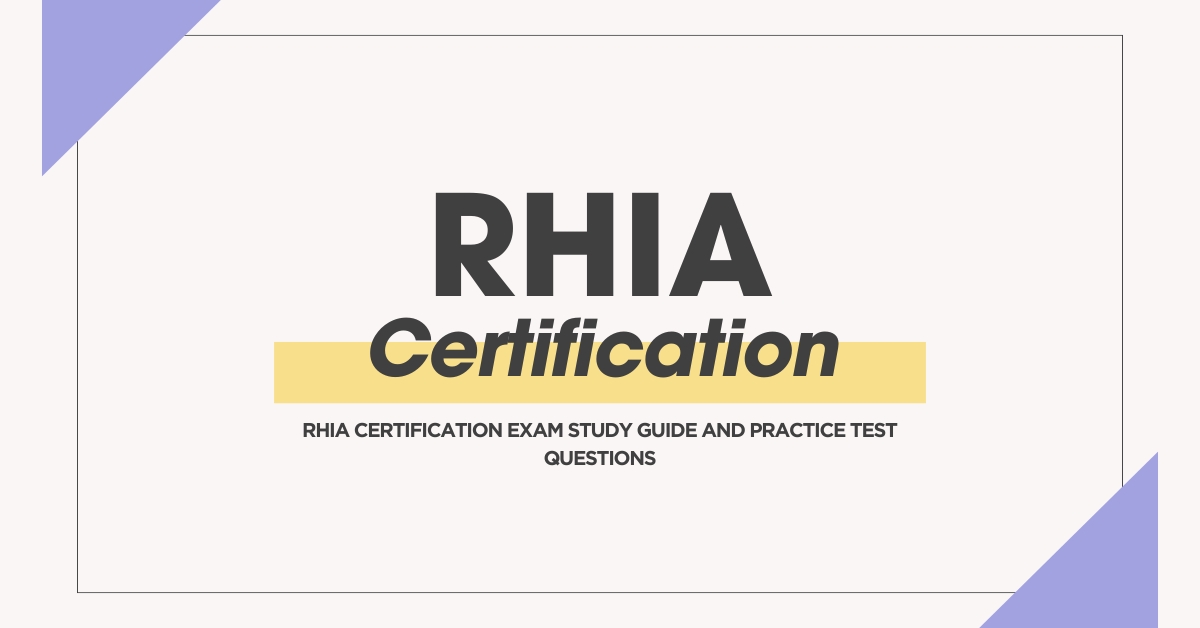 RHIA Certification