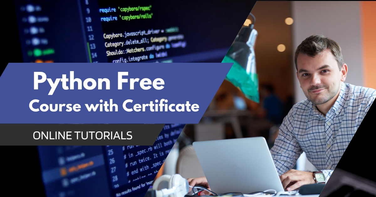 Python Free Course with Certificate Online Study (Join Now)