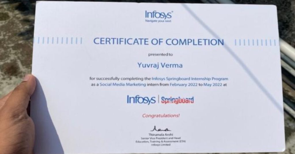 Transform Your Skills with Infosys Springboard Internship 5.0